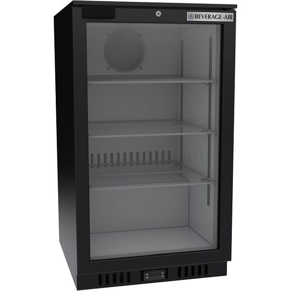 Beverage-Air Countertop Refrigerator, Exterior Dimensions: WxDxH: 21 3/8” X 25 1/2” X 37 1/2”, CT96HC-1-B