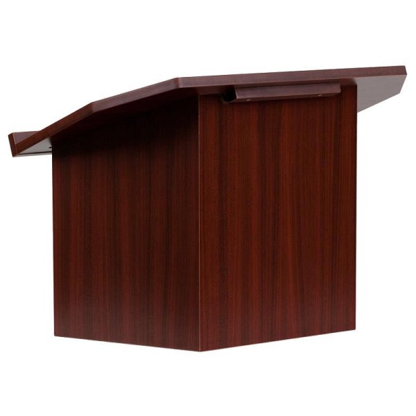 Flash Furniture Mysta Foldable Tabletop Lectern in Mahogany, MT-M8833-LECT-GG