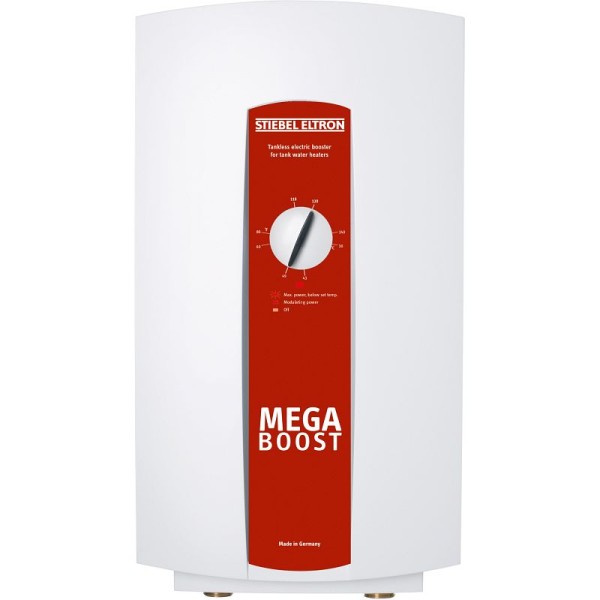Stiebel Eltron Megaboost Copper Tankless Electric Booster Water Heater, 524201