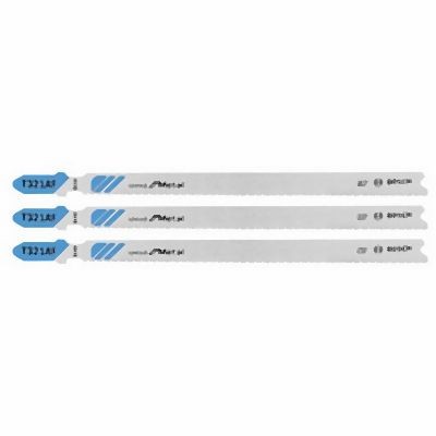 Bosch 3 pieces 5-1/4 Inches 21 TPI Speed for Metal T-Shank Jig Saw Blades, 2608636752