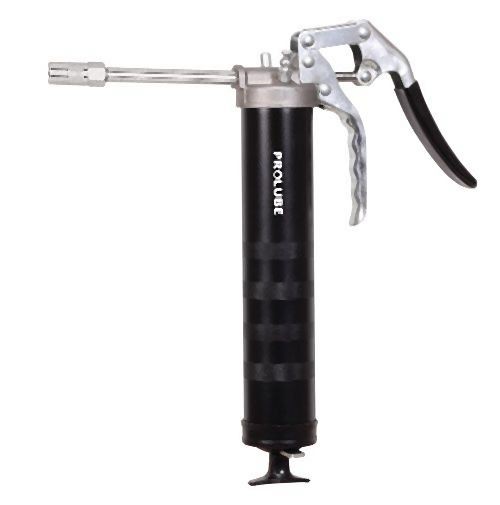 ProLube Pistol Grip Grease Gun with Steel Extension and Coupler, Heavy Duty, 500PSI, 1/8" NPT, 43052