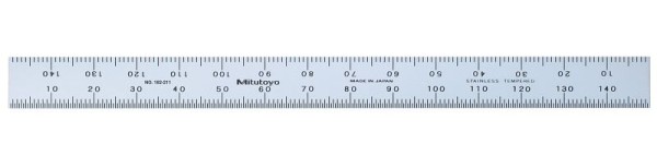 Mitutoyo Steel Rule, 150mm, 12mm, Flex, 182-211