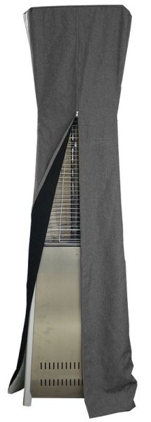 AZ Patio Heaters Triangle Glass Tube Patio Heater Commercial Cover in Gray, CHC-TGT-G