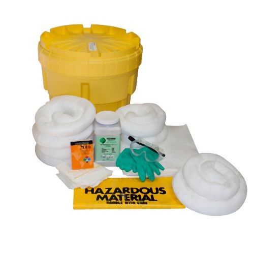 ENPAC 20 Gallon Salvage Drum Spill Kit Oil Only, Yellow, 1322-YE