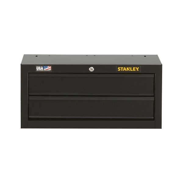 Stanley 26" W 100 Series 2-Drawer Middle Tool Chest, STST22621BK