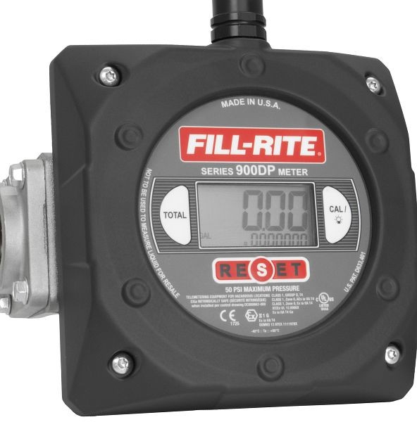 Fill-Rite Digital Meter with 1" Ports and Pulse Output, 900CDPX