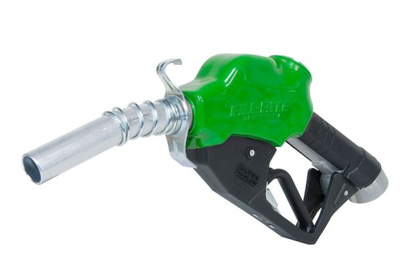 Fill-Rite Ultra Hi-Flow Nozzle with Green Boot, 1" Inlet, N100DAU13G