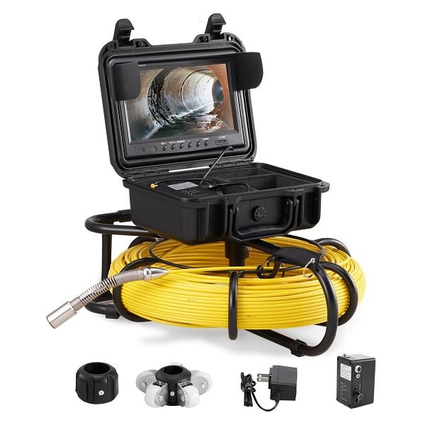 VEVOR Sewer Pipe Inspection Camera 9-inch 720p Screen Pipe Camera 393 ft, JLKXSGDNK9120FZ0BV1
