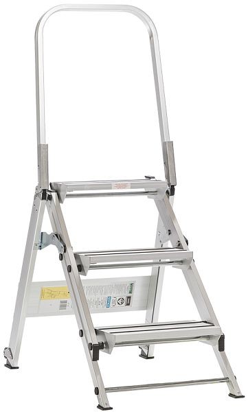 Xtend+Climb 3 Step Folding Safety Step Stool with Handrail, Type 1AA, 375 lb, WT3