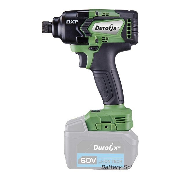 Durofix DXP 60V Cordless Brushless 1/4" Impact Driver, 3-Stage Torque Control, Maximum 200 ft-lbs, Tool Only, RI60165A1T