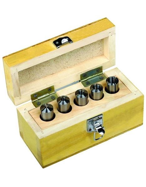 Palmgren 5 piece 2MT round collet set for 9684520 mill lathe combo, 9680170