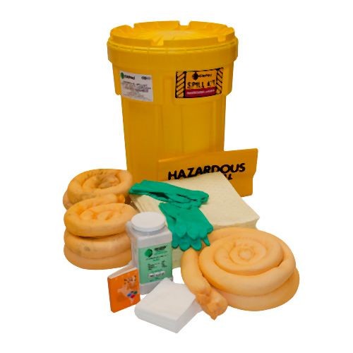 ENPAC 30 Gallon Salvage Drum Spill Kit Aggressive, Yellow, 1331-YE