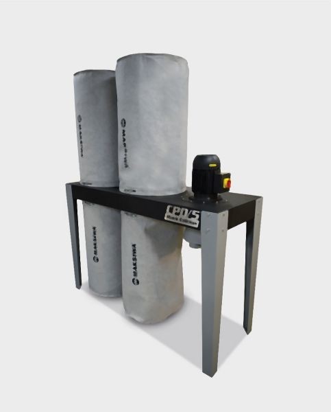 MAKSIWA dust collector 5HP- 5 entries - 3 phase 220V or 380V, air suction capacity: 3,001 ft C³/min, CPD/5.S