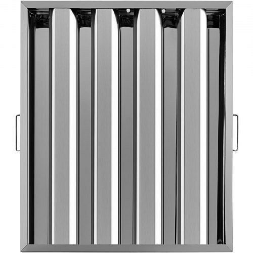 VEVOR Box of 6 Hood Filter/grease Baffle 20"w X 25"h Stainless Steel Commercial Range, YSFLQ6PCS4C20X25YV0