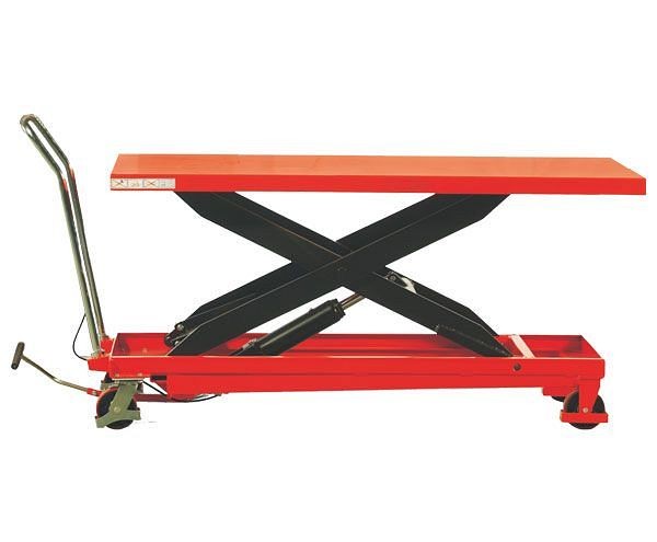 Noblelift Manual Single Scissor Lift Table, Platform Size: 31.9" X 63", Capacity: 1100 Lbs, TG110