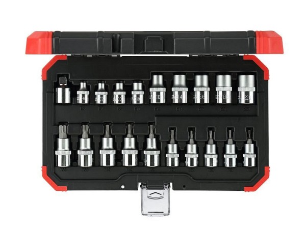 GEDORE red R68003020 Socket set 3/8" + 1/2" 20 pieces, 3300045