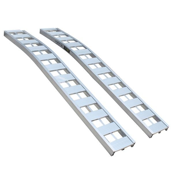 Erickson 12"x90" NON Folding Arched Aluminum Ramp 3000 lb (per pair), Quantity: 2 pieces, 07486