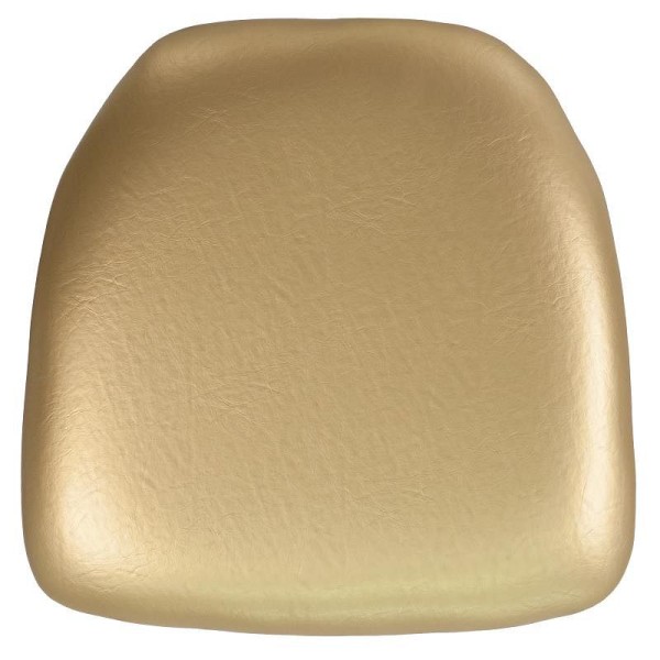 Flash Furniture Louise Hard Gold Vinyl Chiavari Chair Cushion, BH-GOLD-HARD-VYL-GG