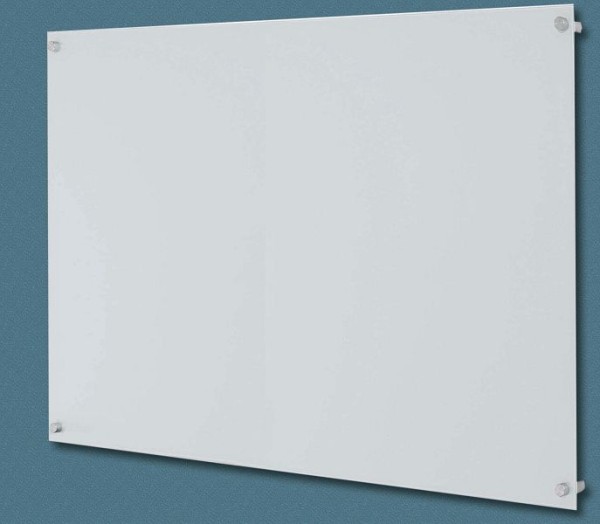 AARCO ClearVision™ Elegant Stand-Off Mounting Glass Markerboards 6mm Magnetic 36"x48", 6WGBM3648