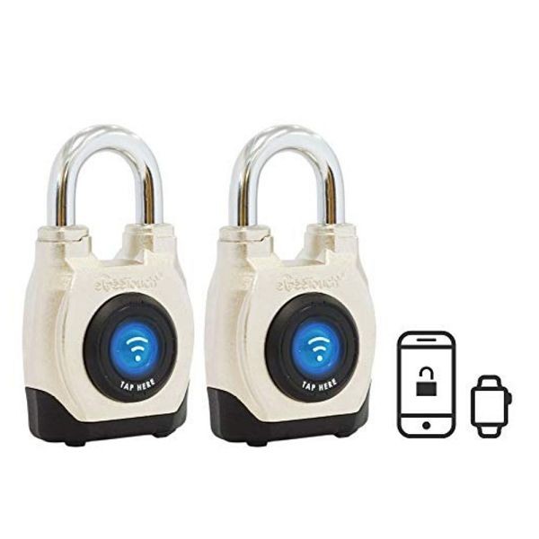 eGeeTouch 4th Generation Smart Padlock (Short Shackle) (Pack of 2), 5-02201-94-2