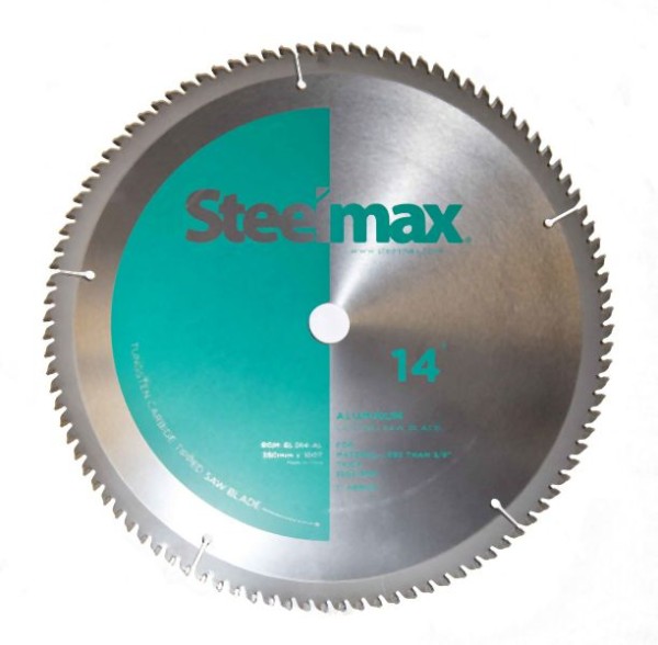 Steelmax 14" Tungsten Carbide Tipped Metal Cutting Saw Blade for Aluminum, SM-BL-014-AL