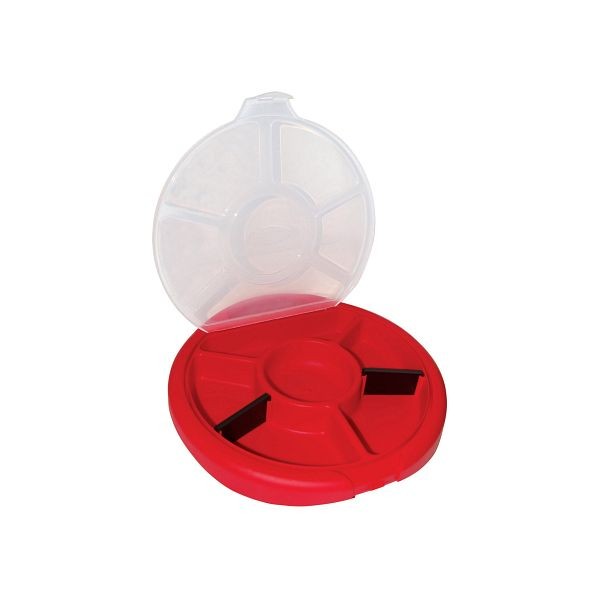 Bucket Boss Bucket Seat Small Parts Organizer in Red, Quantity: 6 cases, 10010