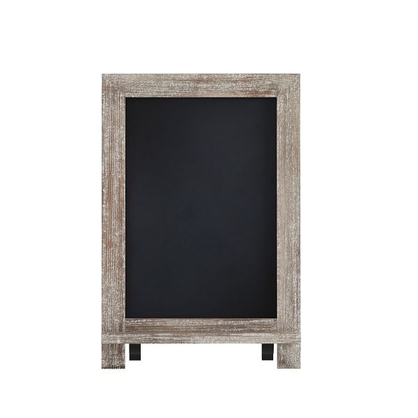 Flash Furniture Canterbury 9.5" x 14" Weathered Tabletop Magnetic Chalkboards with Metal Scrolled Legs, Set of 10, 10-HFKHD-GDI-CRE8-322315-GG