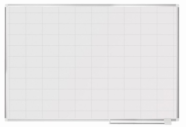 MasterVision Magnetic Steel Dry-Erase Planning Board, Size: 2" X 3" Grid, Size: 36" X 48", MA0593830