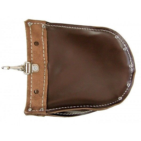 Bashlin Durable Leather Bolt and Nut Bag, 25KLBS