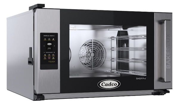 Cadco Bakerlux Full Size Digital Convection Oven, TOUCH Panel with Side Door, XAFT-04FS-TR