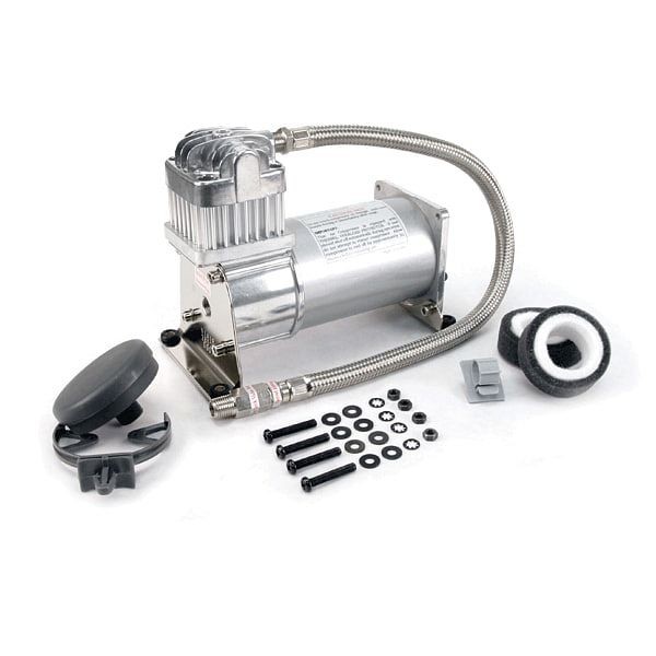 VIAIR 280C Silver Compressor Kit (12V, 30% Duty, Sealed), 28021