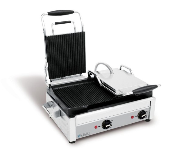 Eurodib SFE02360/65/75 Commercial Electric Panini Grill 11" x 18" Cooking surface, SFE02360