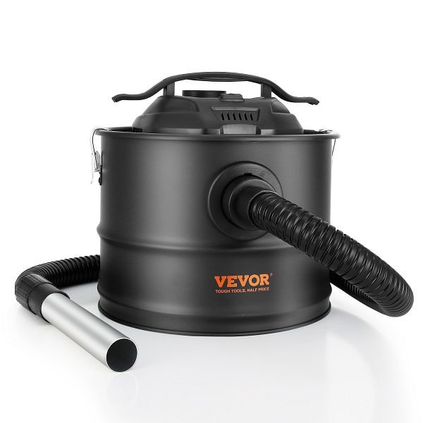 VEVOR Ash Vacuum Cleaner, 4 Gallon with 1200W Powerful Suction, Ash Vac Collector with 47.2 in Flexible Hose, ZKXHQJL110V1Y7RQ8V1