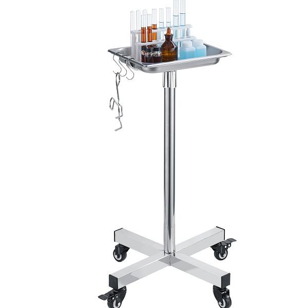 VEVOR Mayo Stand, Stainless Steel Mayo Tray, Load Capacity up to 36 lbs, SYSSTCFB201146DZVV0