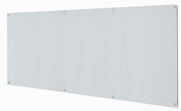 AARCO ClearVision™ Elegant Stand-Off Mounting Glass Markerboards 6mm Non-Magnetic 48"x96", 6WGB4896