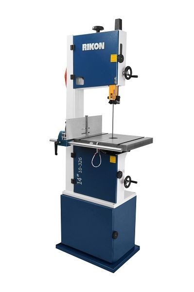 RIKON 14" Deluxe Bandsaw 1.75 HP with Tool Less Guides and Quick Adjust Drift Fence, 10-326