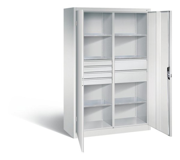 CP Furniture Hinged door cabinet, external door fittings, 2 doors, Width 1200 mm, 8931-30415