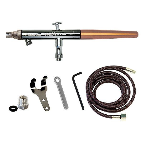 Paasche Talon Double Action Siphon Feed Airbrush Set with .66mm head & 1/8" BSP Adapter, TS-1AS