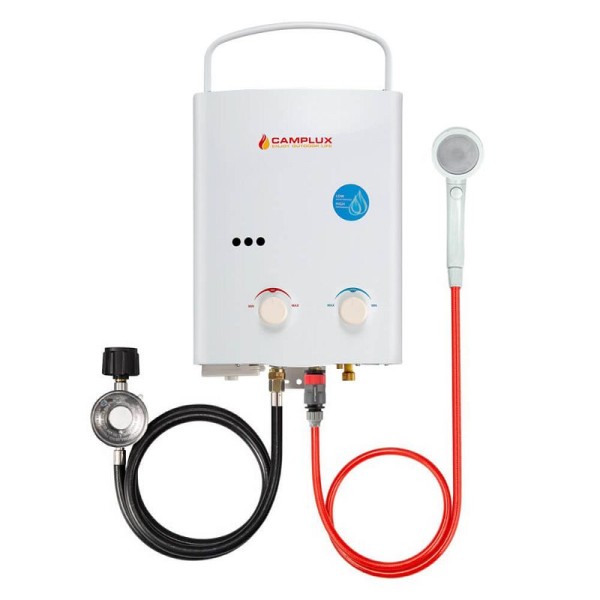 Camplux 5L Outdoor Portable Tankless Water Heater, 1.32 GPM, AY132
