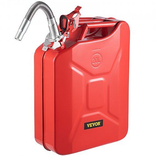 VEVOR Jerry Can 5.3 Gal / 20L Jerry Fuel Can with Flexible Spout for Cars Red, JBYTHSBDDWC3L44IJV0