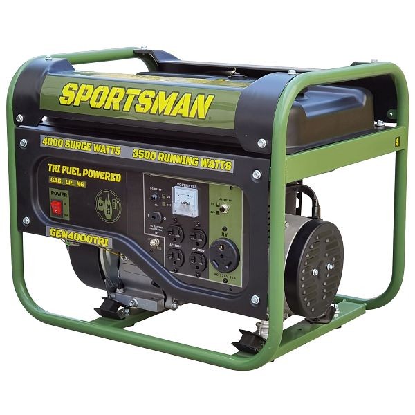 Sportsman 4000 Watt Portable Tri Fuel Generator, GEN4000TRI