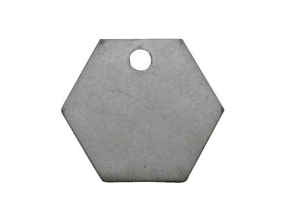 C.H. Hanson Tag-1-1/16" Hex Stainless Steel pack of 100, 41483