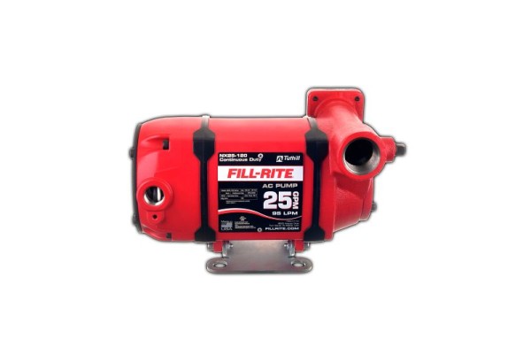 Fill-Rite 115V AC 25 GPM Continuous Duty Fuel Transfer Pump, Pump only, Foot Mount, NX25-120NF-PX