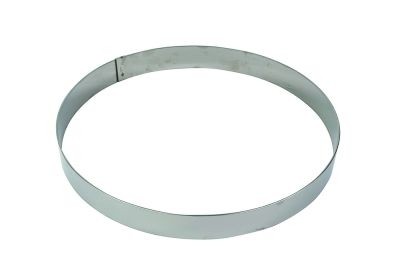 Gobel Stainless Steel mousse ring, Thickness 10/10th, Ø240 mm height 45 mm, 865080