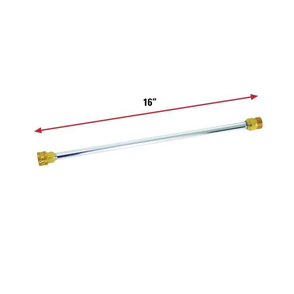 Simpson Pressure Washer Wand/Lance Extension 16", Cold Water Use up to 3600 PSI, 80149