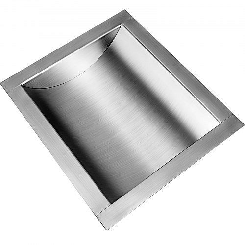 VEVOR Cash Window Drop-in Deal Tray 12" X 10" Business Banks 304 Stainless Steel, QRSTP12X10X1.6YC1V0