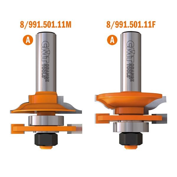 CMT Orange Tools Rail & Stile Set, A Profil, 891.501.11