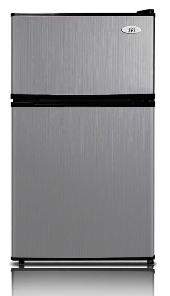 Sunpentown 3.1 cu.ft. Double Door Refrigerator with Energy Star, Stainless Steel, RF-314SS