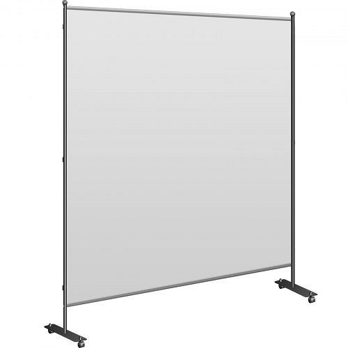 VEVOR Office Partition 71" W x 14" D x 72" H Room Divider Wall, Gray, PFBGDHS71X72WR51VV0