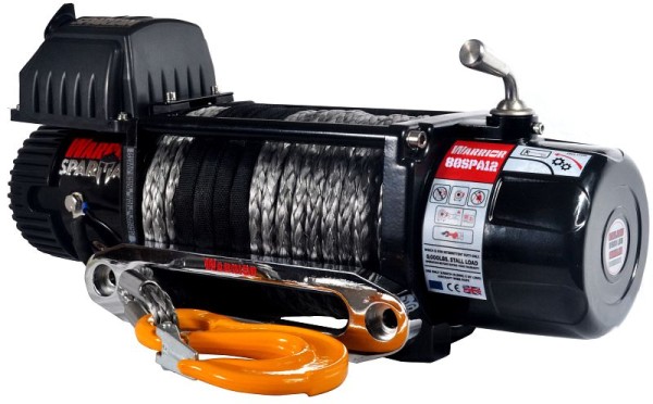 DK2 8,000LB Spartan Series Planetary Gear Winch with synthetic rope, 8000-SR